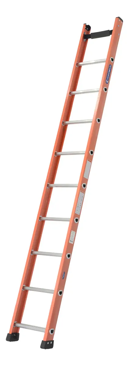 Escada Singela 2,90 Metros Fibra De Vidro 8 Degraus Cogumelo